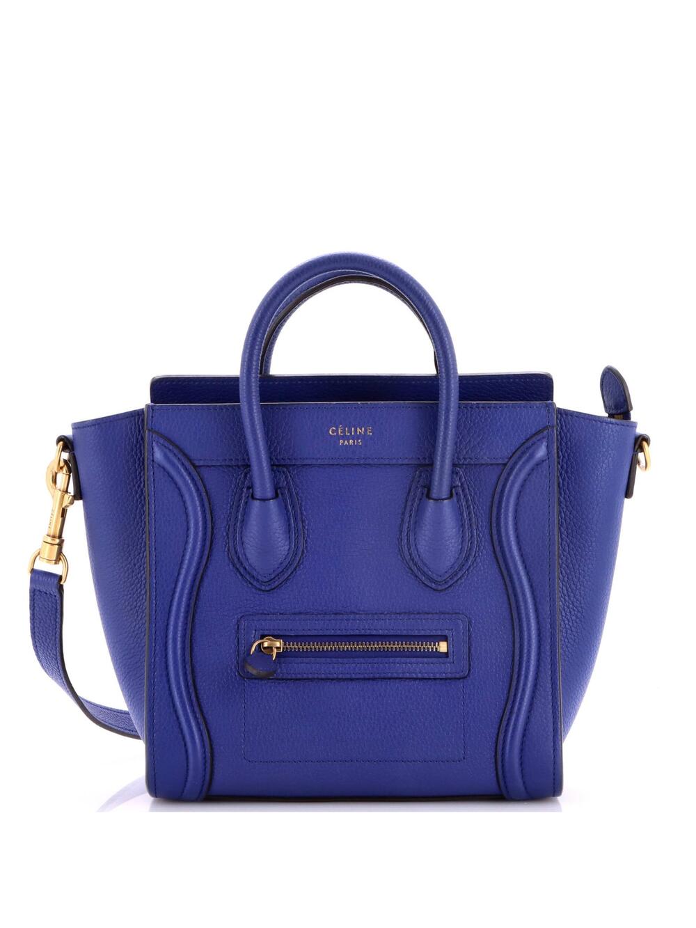 Celine Luggage Bag Grainy Leather Nano #364846C19B